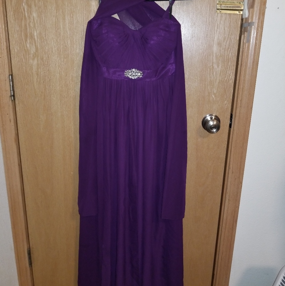 Purple prom dress